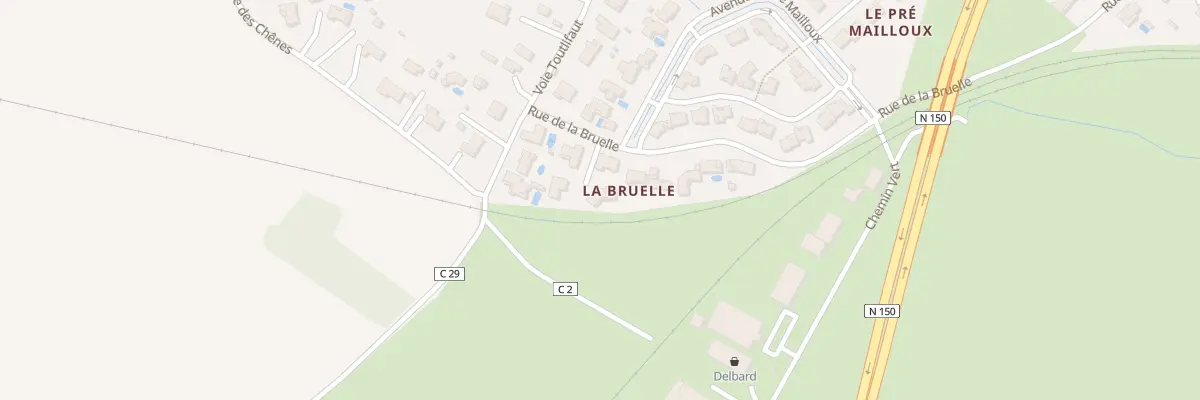 Plan du 13 Rue de la Bruelle à Saujon