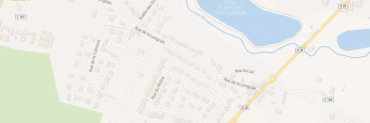 Plan du 13 Rue de la Longraie à Ernée