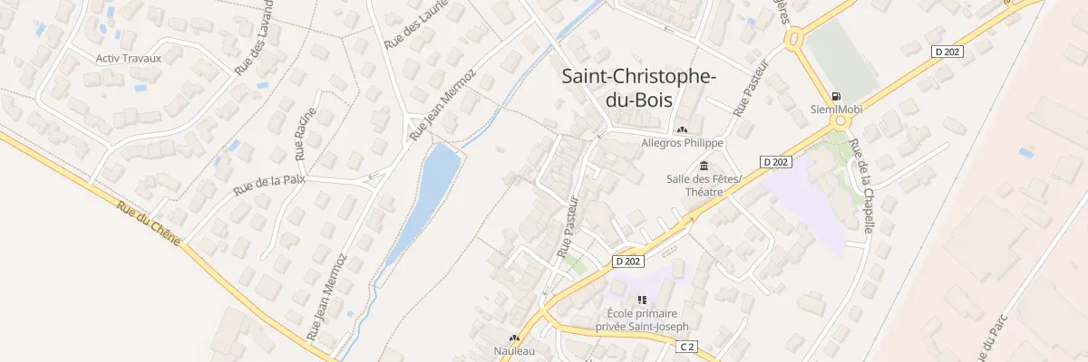 Plan du 7 Rue des Amourettes à Saint-Christophe-du-Bois