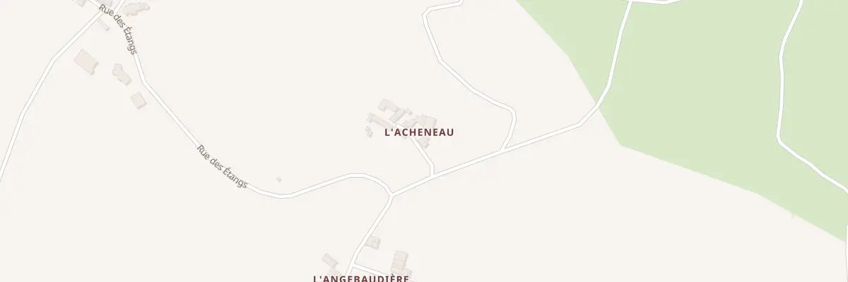 Plan du 2 L’Acheneau à Saint-Paul-en-Pareds
