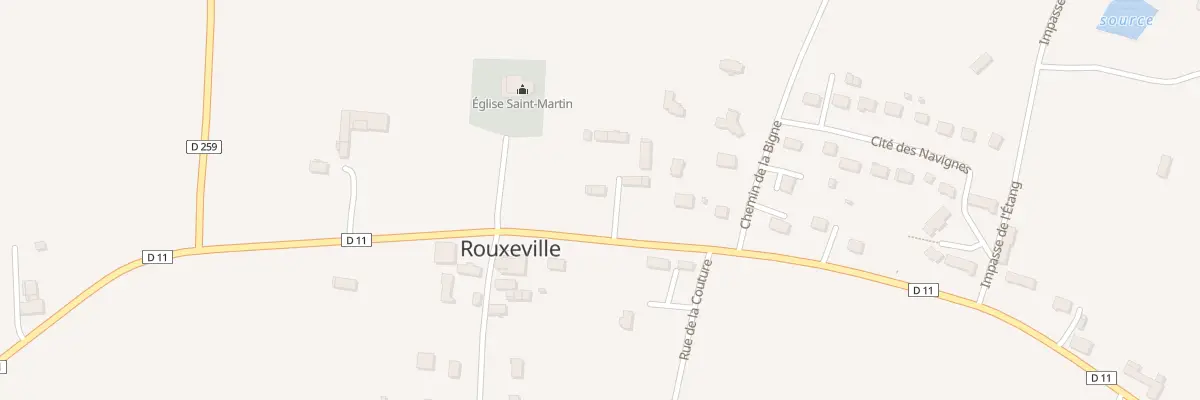 Plan du 3 Rue Saint Martin Rouxeville à Saint-Jean-d’Elle