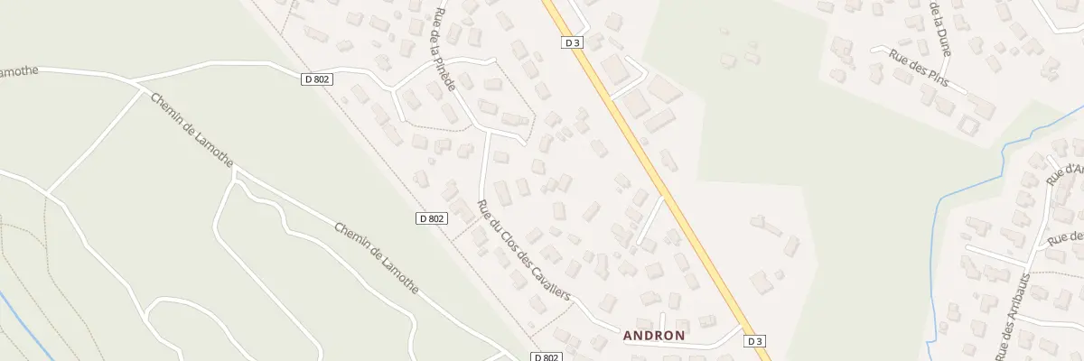 Plan du 29 Rue de la Pinède à Mios