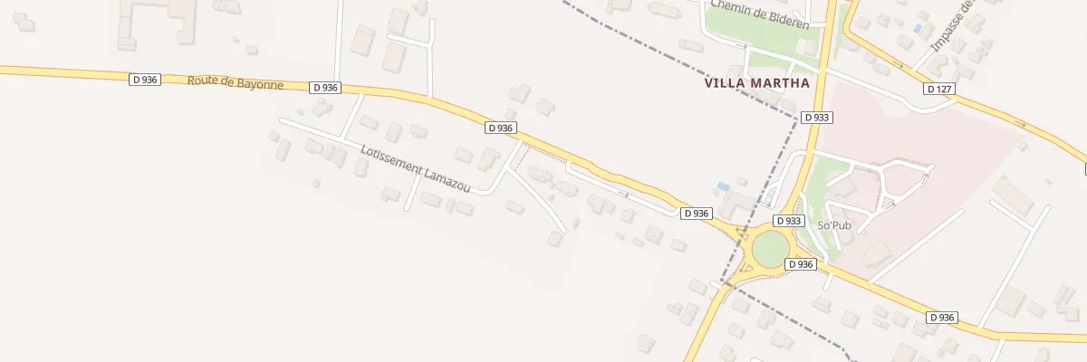 Plan du 2 Lot Majoureau à Guinarthe-Parenties