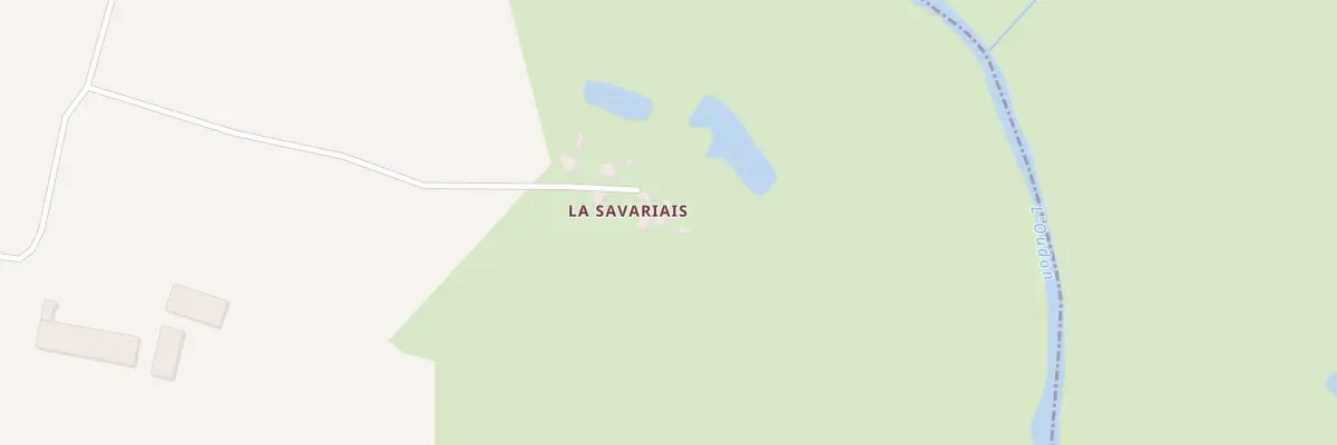 Plan du 404 Rte des Savariais à Segré-en-Anjou Bleu