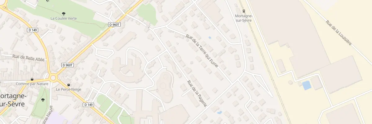 Plan du 6 Rue de la pagerie à Mortagne-sur-Sèvre