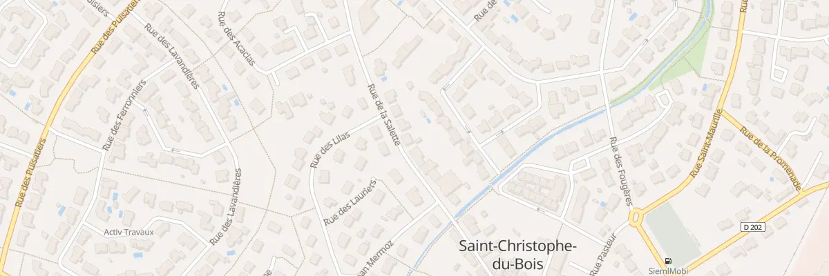 Plan du 35 Rue de la Salette à Saint-Christophe-du-Bois