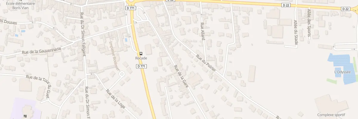 Plan du 31 Rue de la Gare à Craon