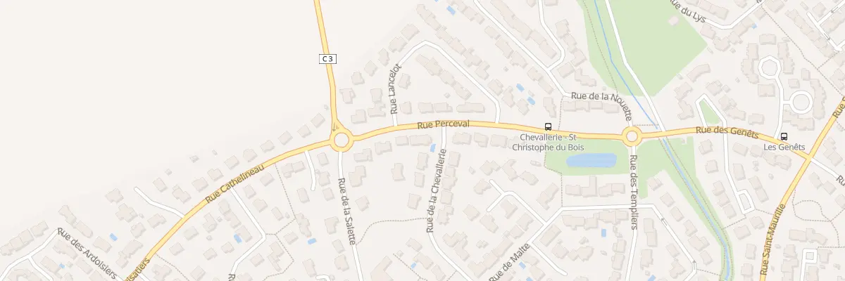 Plan du 11 Rue Perceval à Saint-Christophe-du-Bois