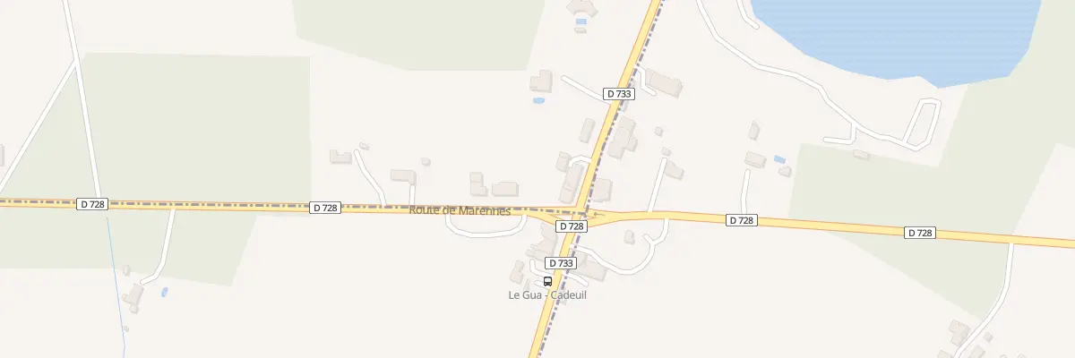 Plan du 1 Rte de Rochefort à Saint-Sornin