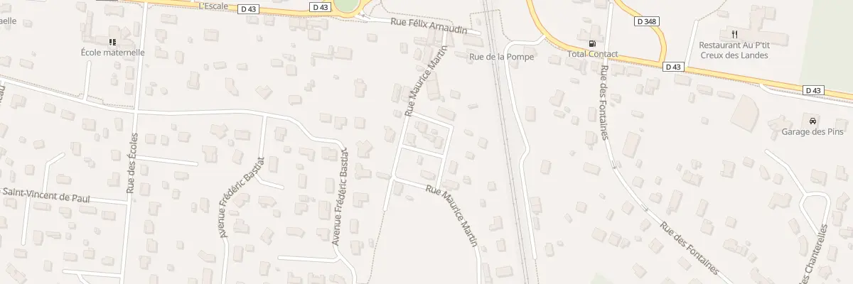 Plan du 15B Rue Maurice Martin à Ychoux