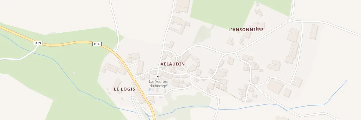 Plan du 5233 Velaudin à Bazoges-en-Pareds