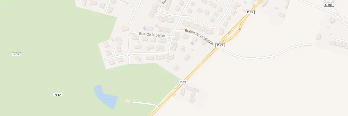 Plan du 1 Rue de la Garonne à Ernée