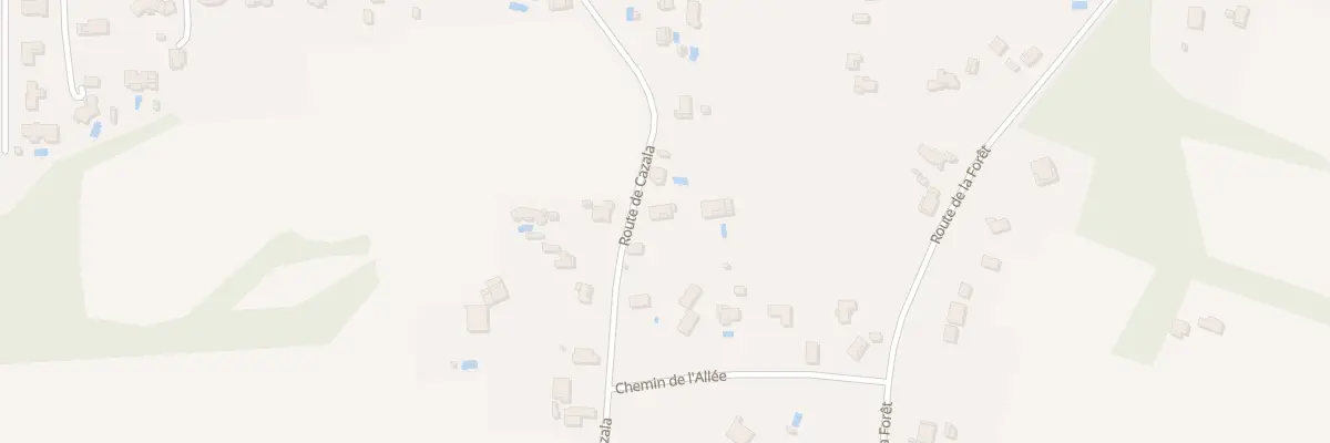 Plan du 205 Rte de Cazala à Sort-en-Chalosse