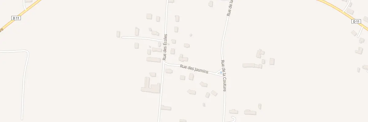 Plan du 1 Rue des Jasmins - Rouxeville à Saint-Jean-d’Elle