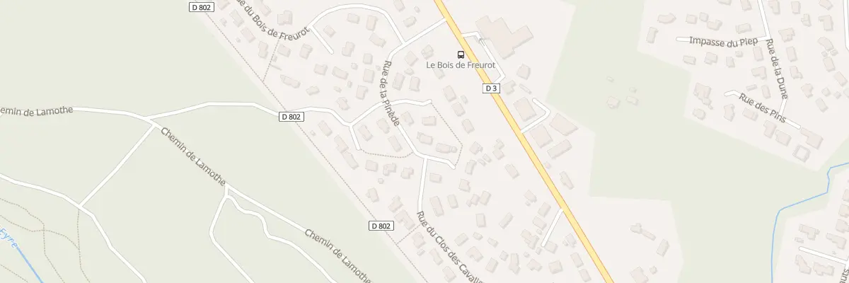 Plan du 19 Rue de la Pinède à Mios