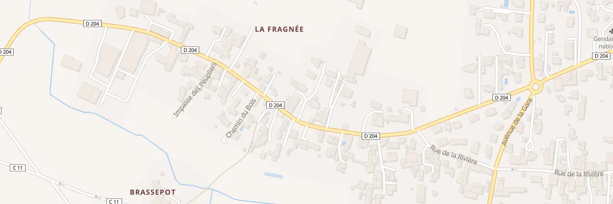 Plan du 26 Rue de la Fragnée à Aigrefeuille-d’Aunis