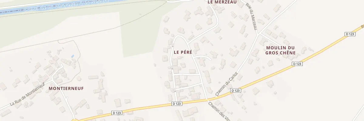 Plan du 22 Rue du Péré à Saint-Agnant