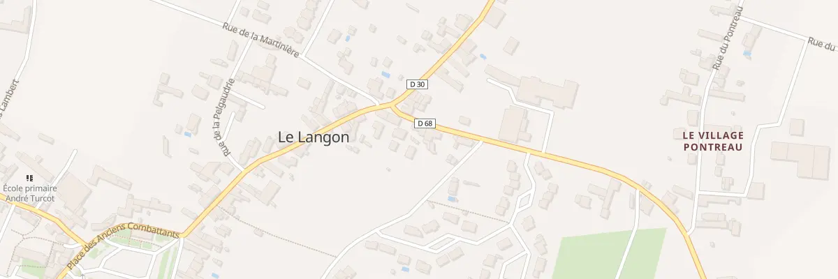 Plan du 4 Rte du Poire au Langon