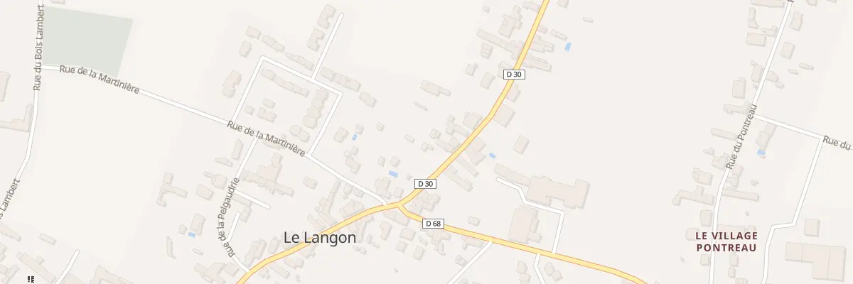 Plan du 1 Rte de Fontenay au Langon