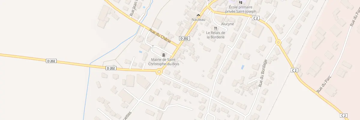 Plan du 36 Rue du Mal Leclerc à Saint-Christophe-du-Bois