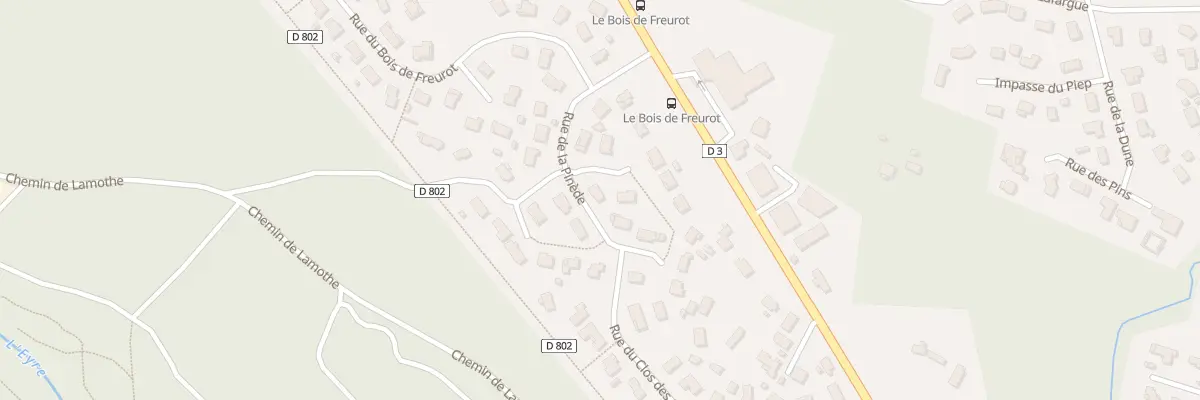Plan du 17 Rue de la Pinède à Mios