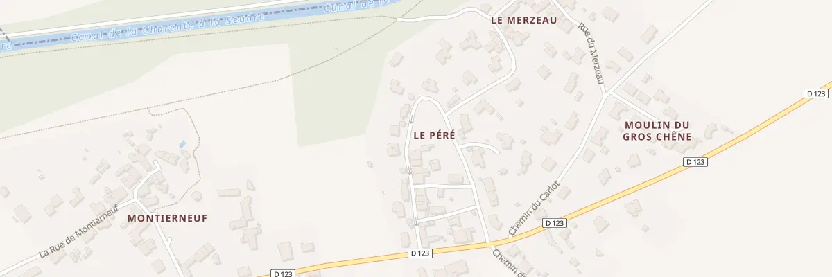 Plan du 1Q Rue du Merzeau à Saint-Agnant