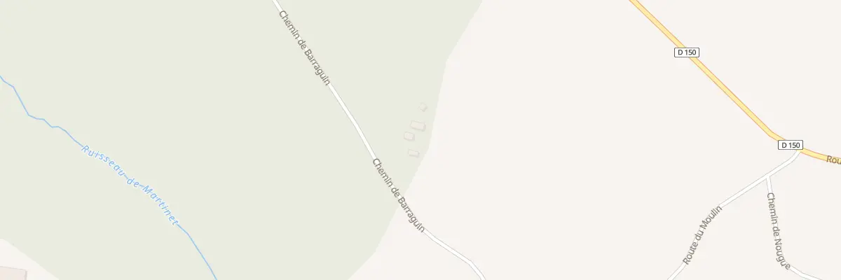 Plan du 409 Che de Barraguin à Pontonx-sur-l’Adour