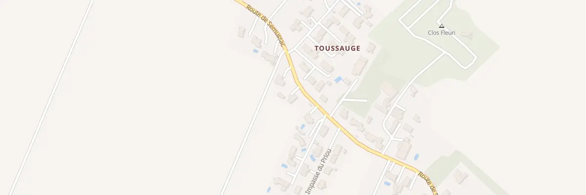 Plan du 207 Rte de Semussac à Médis
