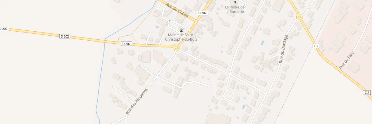Plan du 3 Rue des Rosiers à Saint-Christophe-du-Bois