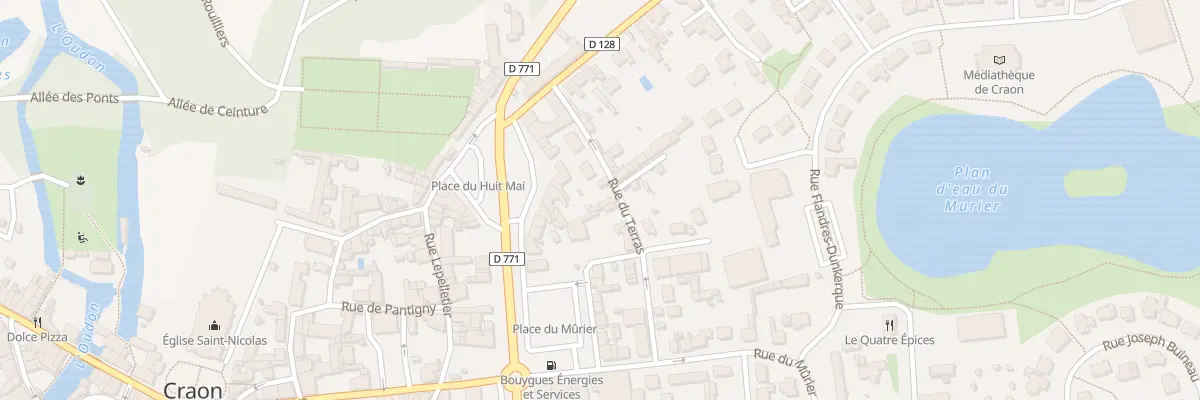 Plan du 15 Rue du Terras à Craon