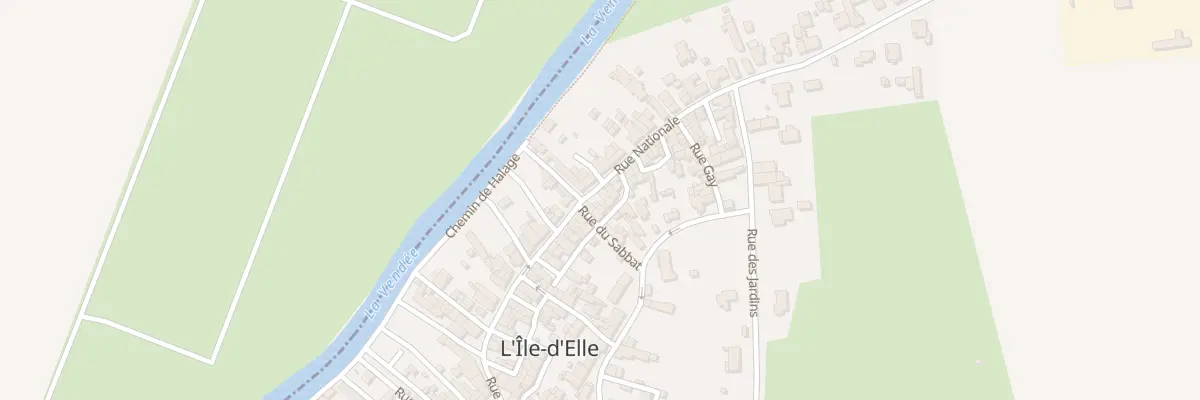 Plan du 38 Rue nationale à L’Île-d’Elle
