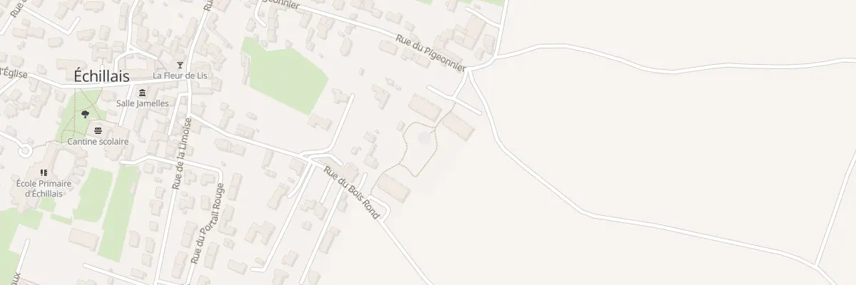 Plan du 21 Rue du Bois Rond à Échillais