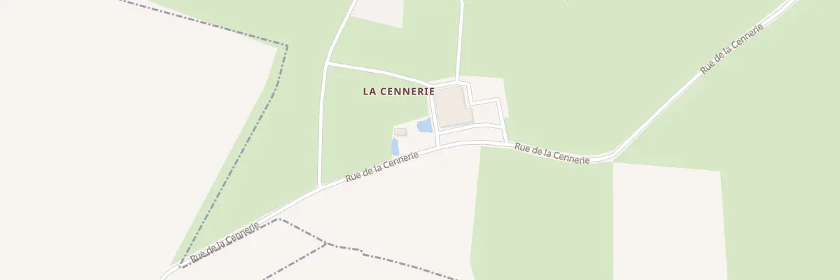 Plan du 2 Rte de la Cennerie à Asnières-en-Bessin