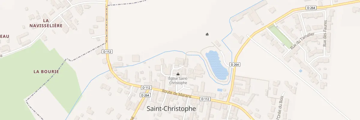 Plan du 6 Che de l’Eglise à Saint-Christophe