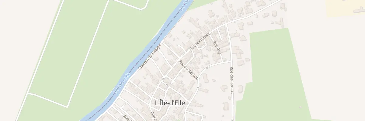 Plan du 1 Rue du sabbat à L’Île-d’Elle