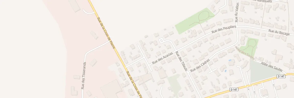 Plan du 14 Rue du Verger à Bégrolles-en-Mauges