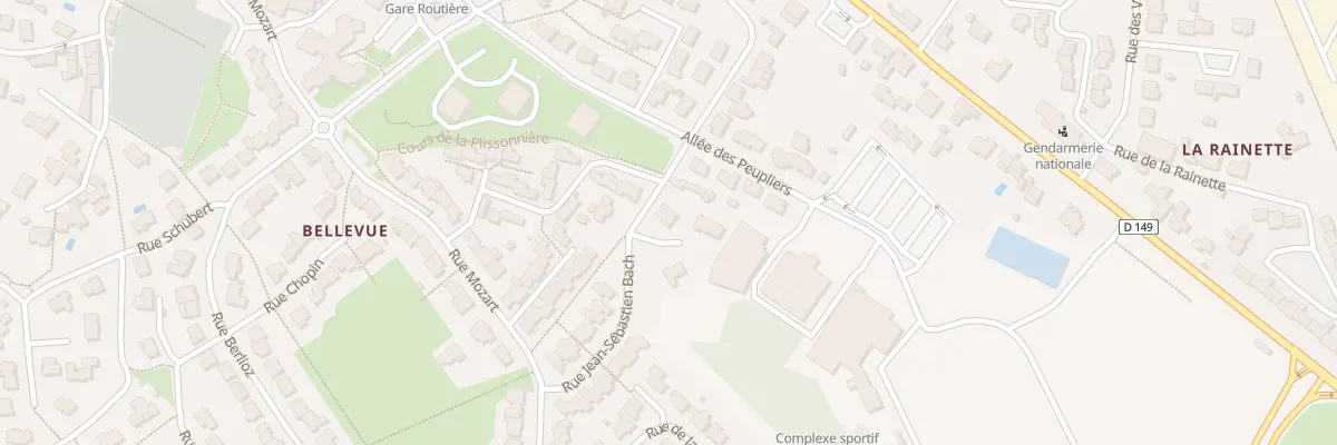 Plan du 14 Rue de bellevue à Mortagne-sur-Sèvre