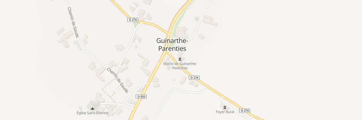 Plan du 21 Rue du Trait d’Union à Guinarthe-Parenties