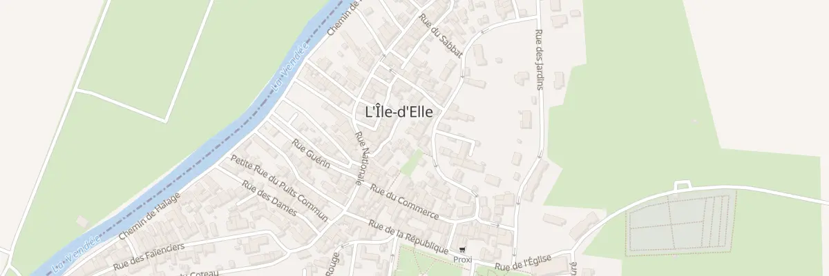 Plan du 7 Rue de la fuye à L’Île-d’Elle