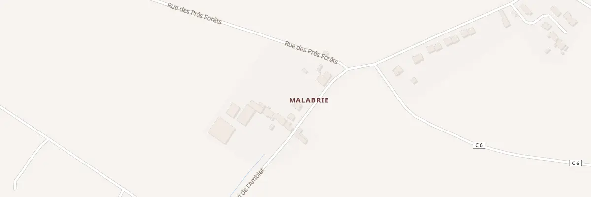 Plan du 22 Malabrie à La Taillée