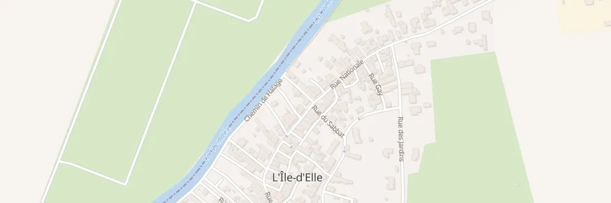 Plan du 29 Rue nationale à L’Île-d’Elle