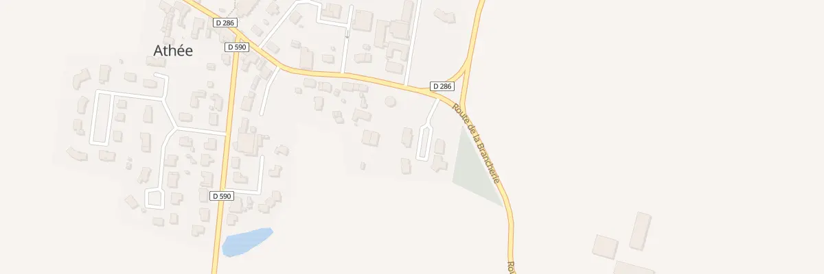 Plan du 2 Lot des Tilleuls à Athée