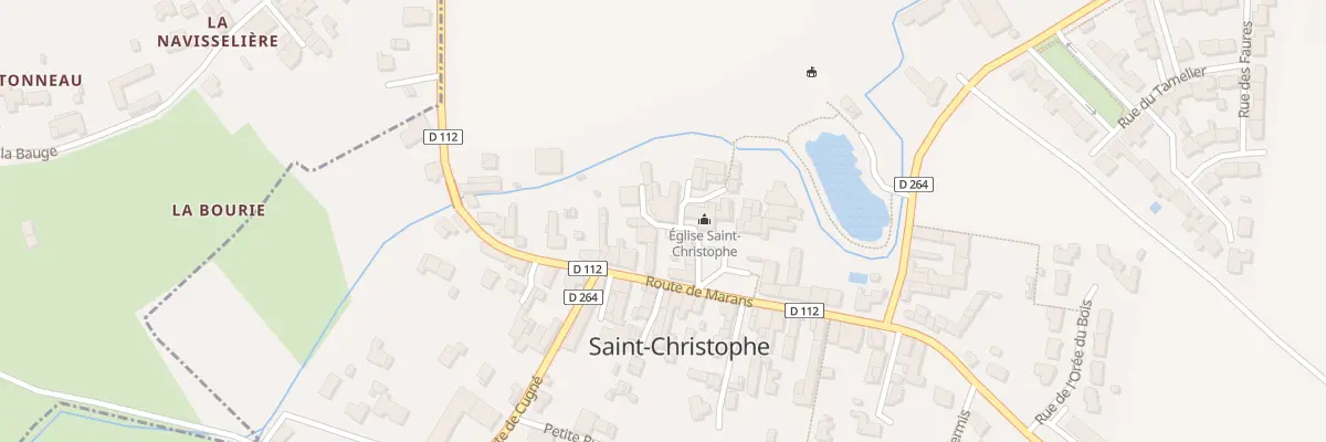 Plan du 2 Che de l’Eglise à Saint-Christophe