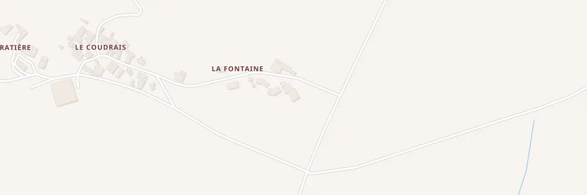Plan du 1 Le Coudrais à Monsireigne