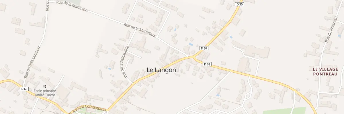 Plan du 25 Rue jean jaurès au Langon