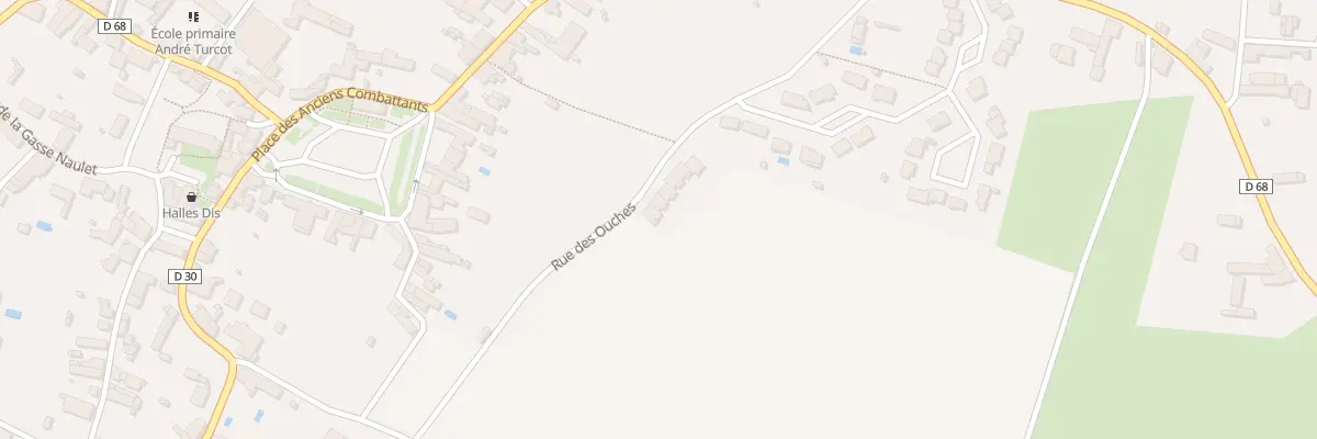 Plan du 15 Rue des ouches au Langon