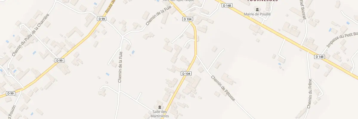 Plan du 54 Rte de Mouzeuil à Pouillé