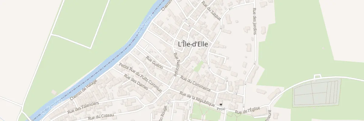 Plan du 12 Rue nationale à L’Île-d’Elle