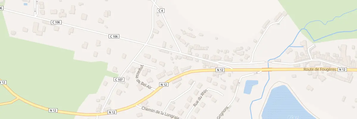 Plan du 23 Rue Surcouf à Ernée