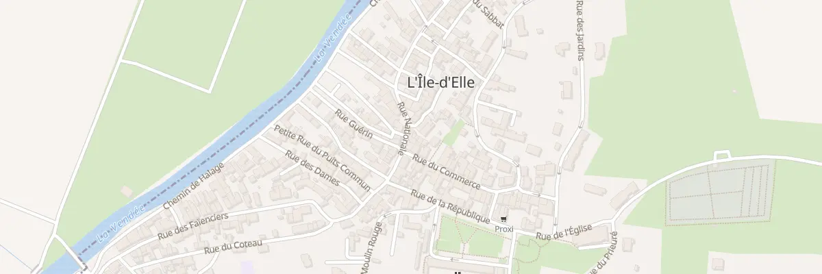 Plan du 6 Rue nationale à L’Île-d’Elle